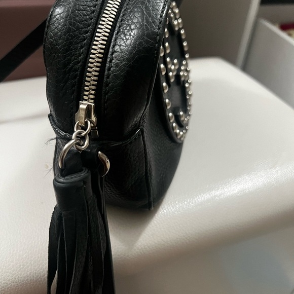 COPY - AUTHENTIC Gucci Soho Disco Bag – Black Pebbled Leather - Picture 3 of 8